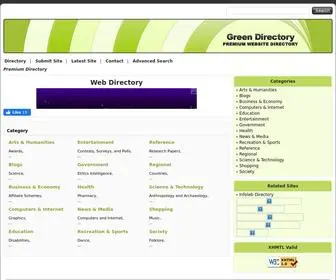 KBBgreen.com(Green Web Directory) Screenshot