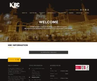 KBC.com.my(Kemaman Bitumen Company Sdn Bhd) Screenshot