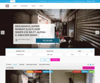 Kbcomplex.com(Shop for sale in greater Noida) Screenshot