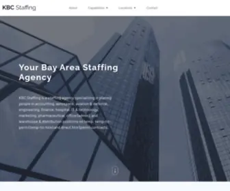 KBCstaffing.com(Bay Area Staffing Agency) Screenshot