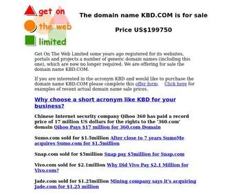 KBD.com(KBD) Screenshot