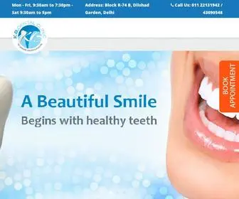 Kbdentaldelhi.com(K.B. Dental Clinic) Screenshot