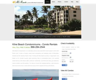 Kbeachresort.com(Kihei Beach Condominiums) Screenshot