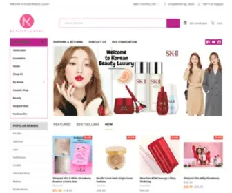 Kbeautyluxury.com(Korean Beauty Luxury) Screenshot