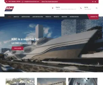 Kbeinternational.com(KBE International) Screenshot
