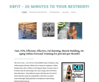 Kbfit2020.org(20 MINUTES TO YOUR BESTBODY) Screenshot