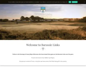 KBGC.co.uk(Kilmarnock Barassie Golf Club) Screenshot