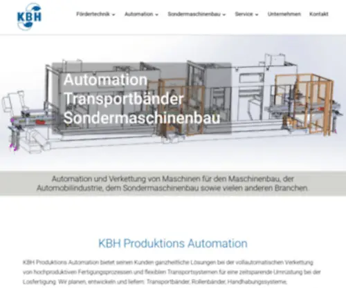 KBH-Maschinenbau.de(KBH Automation) Screenshot