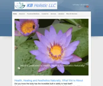 Kbholistic.com(KB Holistic LLC Platelet Rich Plasma and Natural Healing with Ozone Therapy) Screenshot