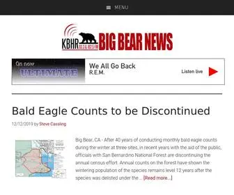 KBHR933.com(Big Bear News) Screenshot