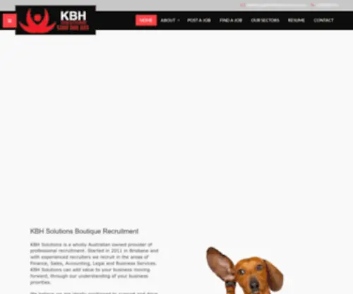 KBhsolutions.com.au(KBH Recruitment Solutions Brisbane) Screenshot