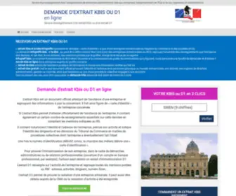 Kbis-Infogreffe-Gouv.fr(Votre demande en ligne) Screenshot