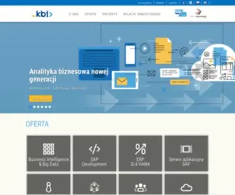 KBJ.com.pl(Cyfrowa transformacja na platformie SAP) Screenshot