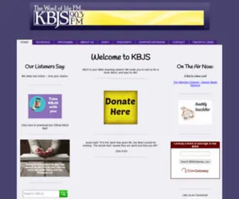 KBJS.org(KBJS 90.3 FM) Screenshot