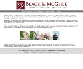 Kblack.com(Black & McGhee) Screenshot