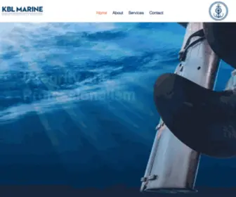 KBlmarine.com(KBL will make your business more profitable by conducting quality surveys and) Screenshot