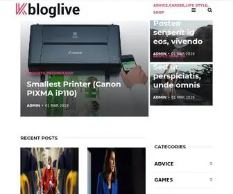 Kbloglive.com(KBlog Live) Screenshot