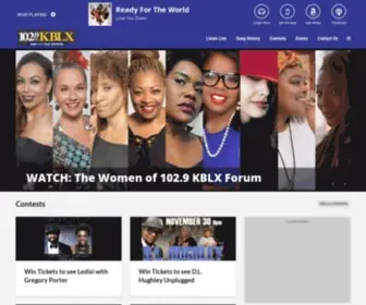 KBLX.com(102.9 KBLX) Screenshot