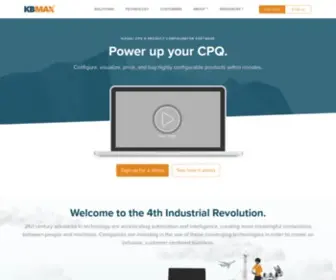 Kbmax.com(KBMax 3D CPQ solutions) Screenshot