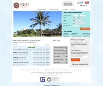 KBmhawaii.com(KBM Hawaii) Screenshot