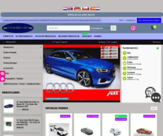 Kbmodelcars.de(KBmodelcars Modelcar Store Der Weg zu Ihrer Sammlung) Screenshot