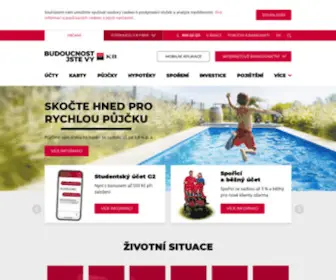 Kbmojeplany.cz(Komerční banka) Screenshot