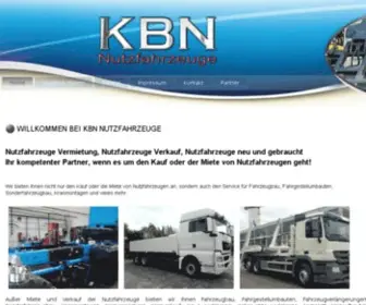 KBN-NutzFahrzeuge.de(Aufbauten, Service & Ersatzteile) Screenshot