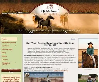 Kbnaturalhorsemanship.com(KB Natural Horsemanship) Screenshot