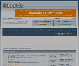 Kboards.com(Kindle Forum) Screenshot