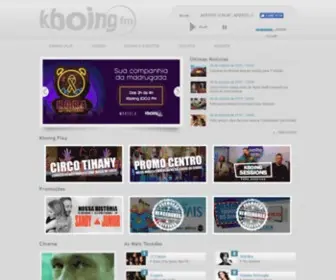 Kboingfm.com.br(Kboing FM) Screenshot