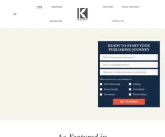 Kbookpublishing.com(Online Self Book Publisher & Distribution Company) Screenshot
