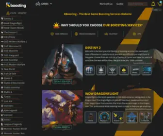 Kboosting.com(The Best Game Booosting Services Website) Screenshot
