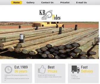 Kbpoles.co.za(KB Poles) Screenshot