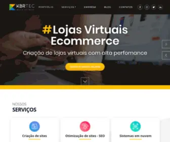 KBrtec.com.br(Empresa de criação de sites profissionais em Santos) Screenshot