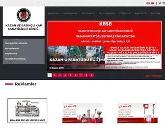 KBSB.org.tr(Kazan ve Basınçlı Kap Sanayicileri Birliği) Screenshot