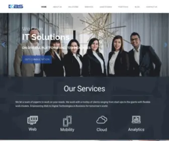 KBstechsolutions.com(Software Development and Virtual Hiring Company) Screenshot