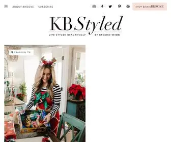 KBSTyled.com(Life Styled Beautifully By Brooke Webb) Screenshot