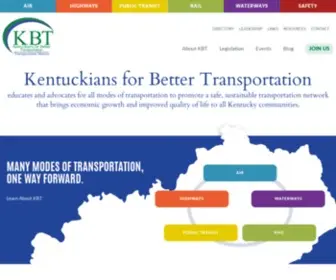 KBtnet.org(Kentuckians for Better Transportation) Screenshot