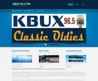 Kbuxradio.com(KBUX Radio 96.5 FM Quartzsite) Screenshot