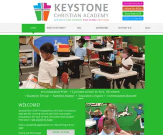 Kca-York.com(Keystone Christian Academy) Screenshot