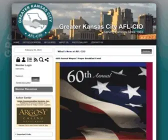 Kcaflcio.org(Greater Kansas City AFL) Screenshot