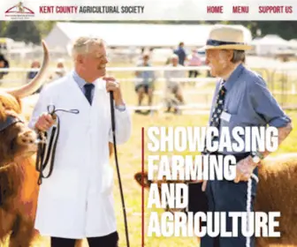 Kcas.org.uk(Kent County Agricultural Society) Screenshot
