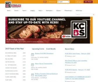 KCBS.us(The Kansas City Barbeque Society) Screenshot