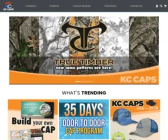 Kccaps.com(KC Caps) Screenshot