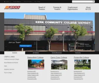 KCCD.edu(Kern Community College District) Screenshot
