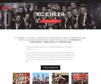 KCcheer.com(KC Cheer) Screenshot