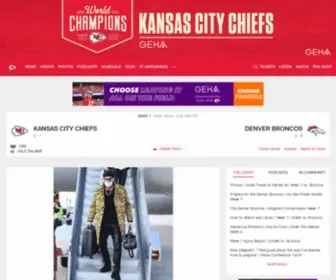 KCchiefs.com(Kansas City Chiefs Home) Screenshot