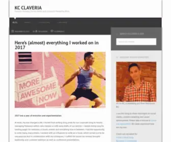 KCclaveria.com(Kelvin "KC" Claveria) Screenshot