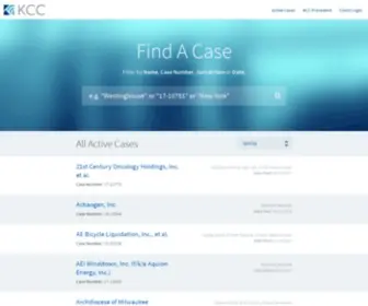KCCLLC.net(Kurtzman Carson Consultants LLC) Screenshot