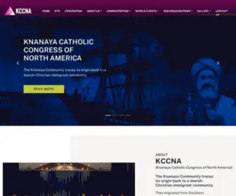 KCcna.com(Knanaya Catholic Congress of North America) Screenshot